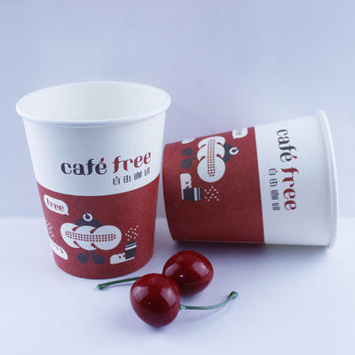 Logotipo Impreso 12 Oz Copas de Ripple con tapa para llevar Contenedor de papel para bebida de café