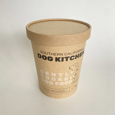 Taza de papel desechable de sopa caliente con tapa 32 oz 960 ml envases de Kraft