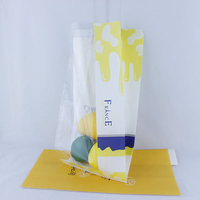Bolsas de papel para bocadillos de calidad alimenticia, bolsas de papel para alimentos con revestimiento de papel impreso