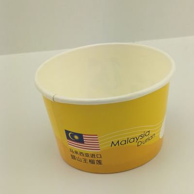 tapa de papel Impreso de papel personalizado copas de helado de impresión para llevar contenedores de 8 oz 250ml taza de papel
