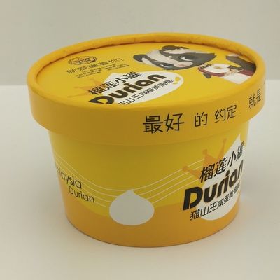 tapa de papel Impreso de papel personalizado copas de helado de impresión para llevar contenedores de 8 oz 250ml taza de papel