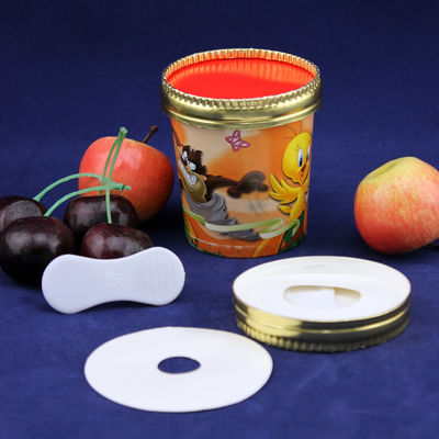 Taza de papel de helado recubierta en PE con tapa Cuchara de plástico Embalaje de doble pared