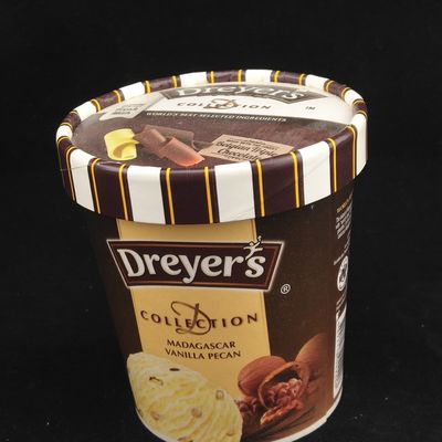 475 ml de taza de papel helado con tapa