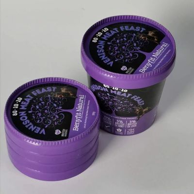475 ml Biodegradable de helados con tapa, 520 ml de helados en papel