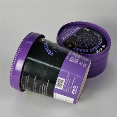 475 ml Biodegradable de helados con tapa, 520 ml de helados en papel