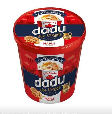 475 ml Biodegradable de helados con tapa, 520 ml de helados en papel