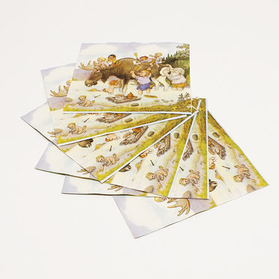 Papel de impresión de mesa personalizado Servilletas desechables Impermeables Decorados