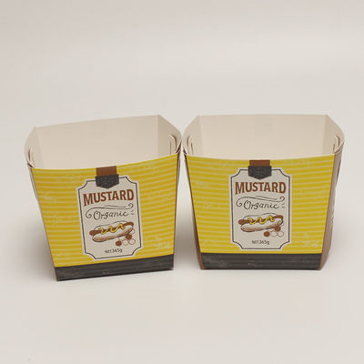Pollo frito cartón Kraft desechable, cartón de comida rápida cuadrada