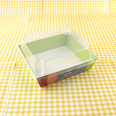 Embalaje biodegradable de panadería Caja de pan, pastel de papel Kraft Contenedor de alimentos