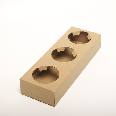 Caja de embalaje de panadería impresa personalizada Pad de taza de papel rectangular desechable