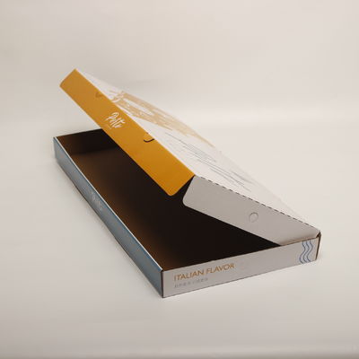 Cajas de embalaje de alimentos impresos portátiles personalizadas, cajas de pizza personalizadas ligeras