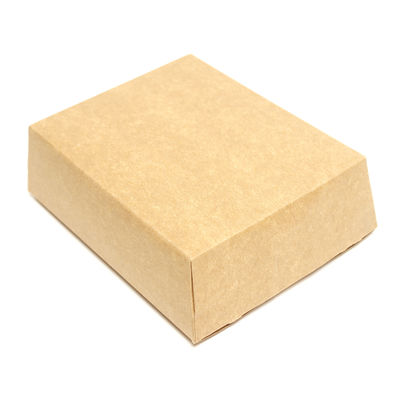 Caja de embalaje de comida rápida plegable Contenedor Kraft ecológico ligero
