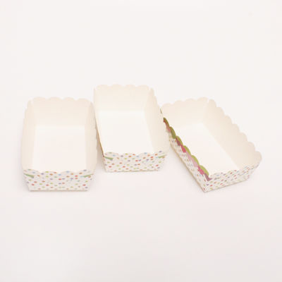 Cajas de embalaje biodegradables de papel de papel cuadrado de papel desechable