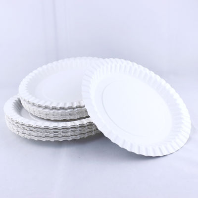 Placas de papel biodegradables resistentes a la grasa de 1,2 mm Placas de servicio ecológicas