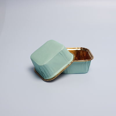 Copas de pastel de cartón de aluminio Reciclables Resistente a la grasa Muffin de papel caja