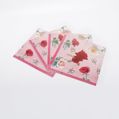 Papel de impresión de cócteles de 3 pliegues Servilletas recirculadas Decorativas en aire 250 * 250mm