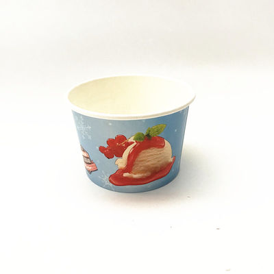 Tazas de helado de venta al por mayor Tazas de papel personalizadas Tazas de helado congeladas Embalaje de alimentos y bebidas