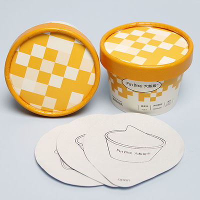 Taza de papel de helado desechable de 85 ml, cuencos de papel de helado desechables, tazas de papel de yogur y tazas de papel de helado, caja de embalaje