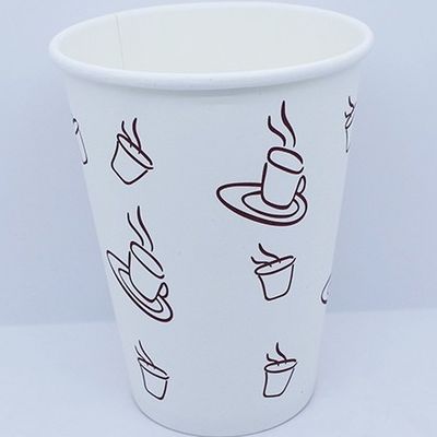 Tazas de café de papel ecológicas con tapas para bebidas calientes