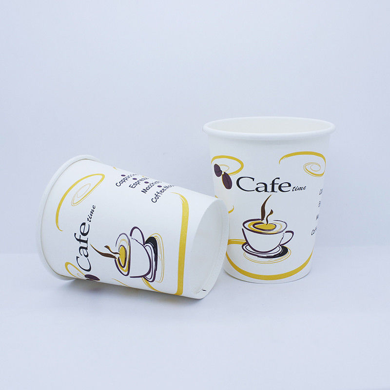 Copo de papel de doble pared de 8 oz Logotipo personalizado desechable para bebidas de café