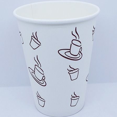 Tazas de café de papel ecológicas con tapas para bebidas calientes
